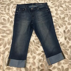 NY&COMP Low Rise Slim Crop Stretch Denim Size 10